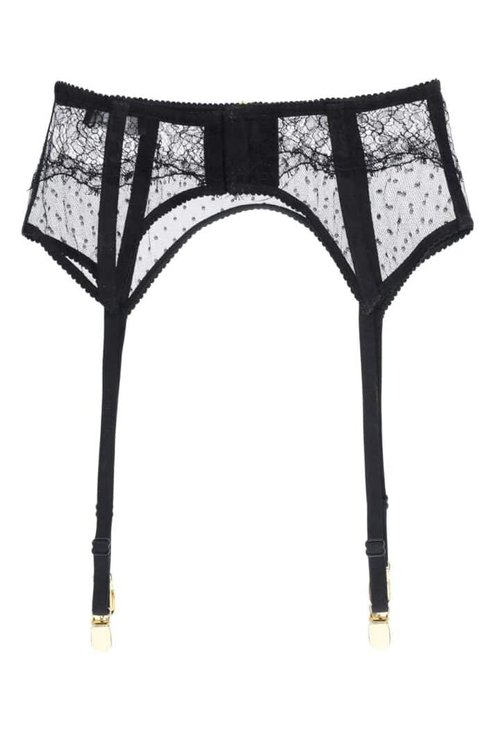 DOLCE & GABBANA Lace Garter Belt With Logo