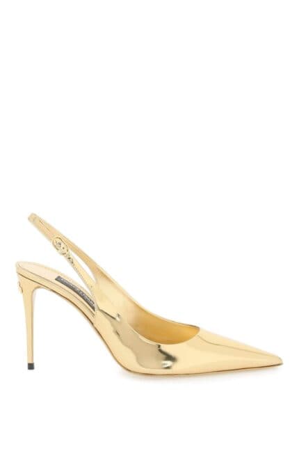 Dolce & Gabbana Laminated Leather Pumps