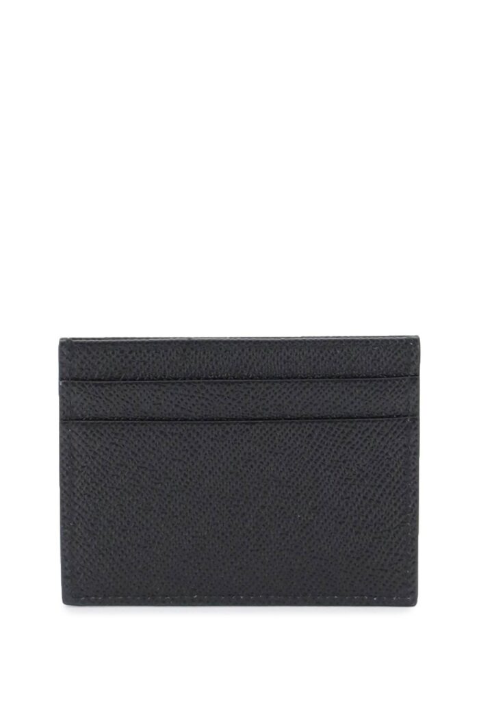 DOLCE & GABBANA Leather Card Holder With Logo Plate