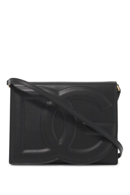 DOLCE & GABBANA Leather Dg Logo Crossbody Bag