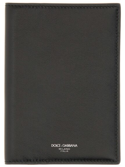 Dolce & Gabbana LEATHER PASSPORT HOLDER