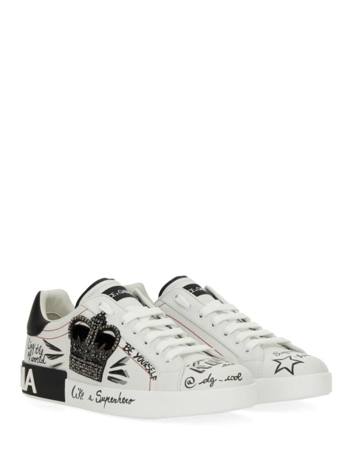 Dolce & Gabbana LEATHER "PORTFINO" SNEAKER
