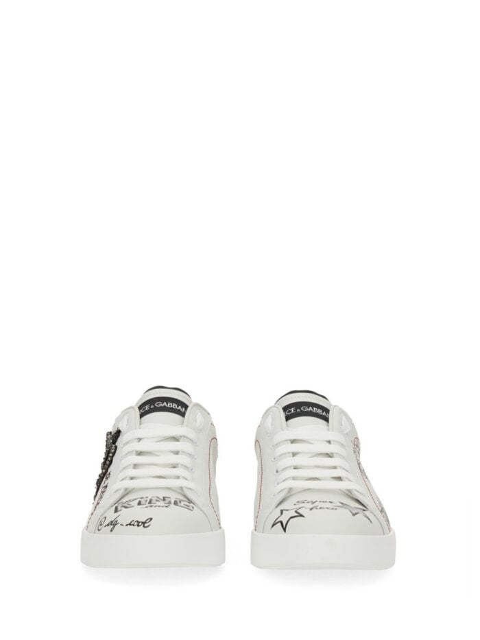 Dolce & Gabbana LEATHER "PORTFINO" SNEAKER