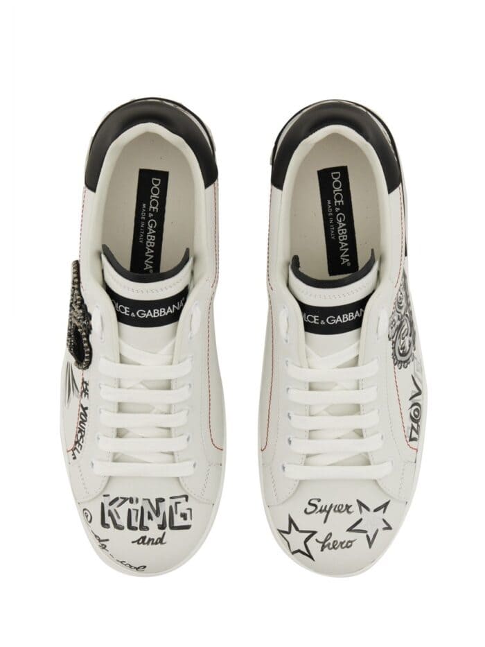 Dolce & Gabbana LEATHER "PORTFINO" SNEAKER