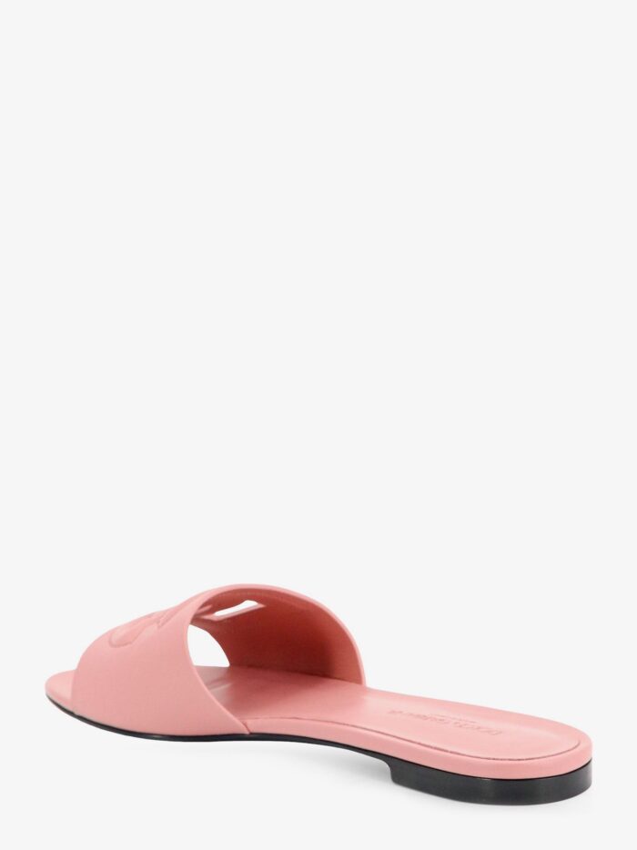 Dolce & Gabbana Leather Sandals With DG Millennials Logo