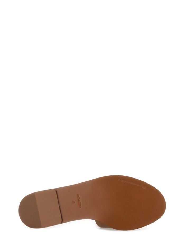 Dolce & Gabbana LEATHER SLIDE SANDAL