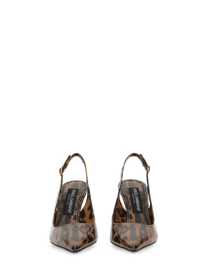 Dolce & Gabbana LEATHER SLING BACK