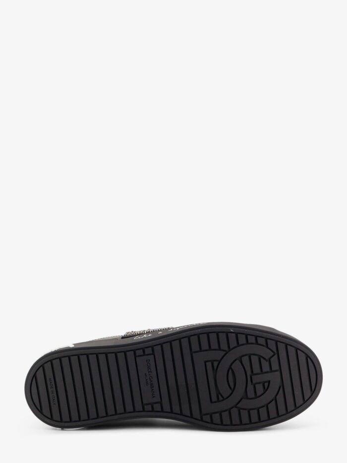 Dolce & Gabbana Leather Sneakers With Iconic Prints