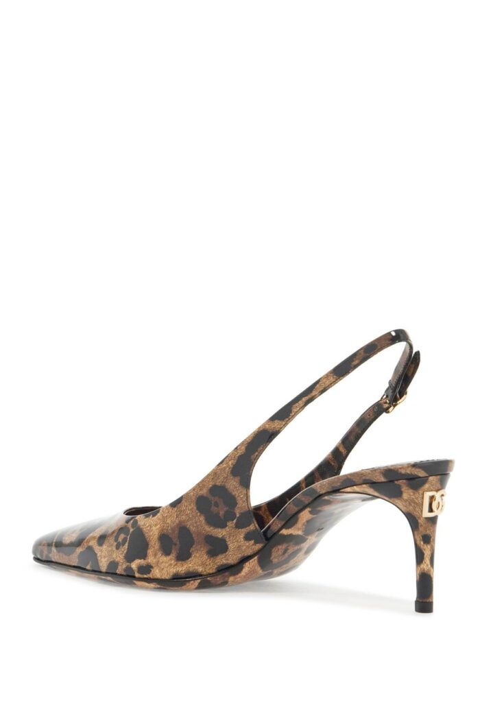 DOLCE & GABBANA Leopard Print Slingback