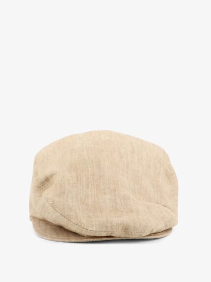 Dolce & Gabbana Linen Hat With Embroidered Logo