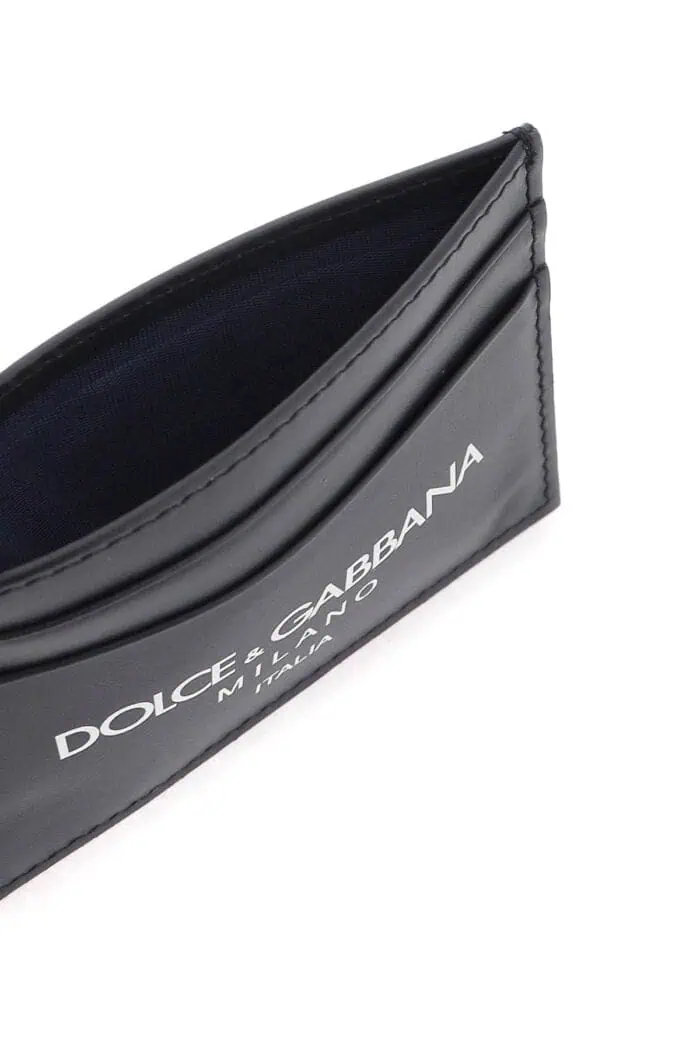 Dolce & Gabbana Logo Leather Cardholder