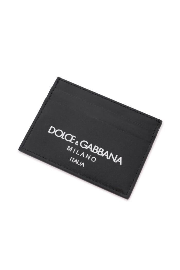 DOLCE & GABBANA Logo Leather Cardholder