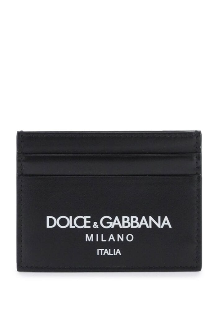 DOLCE & GABBANA Logo Leather Cardholder