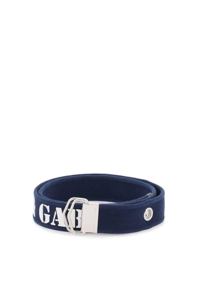 dolce & gabbana 'logo tape belt in ribbon DOLCE & GABBANA 'logo Tape Belt In Ribbon