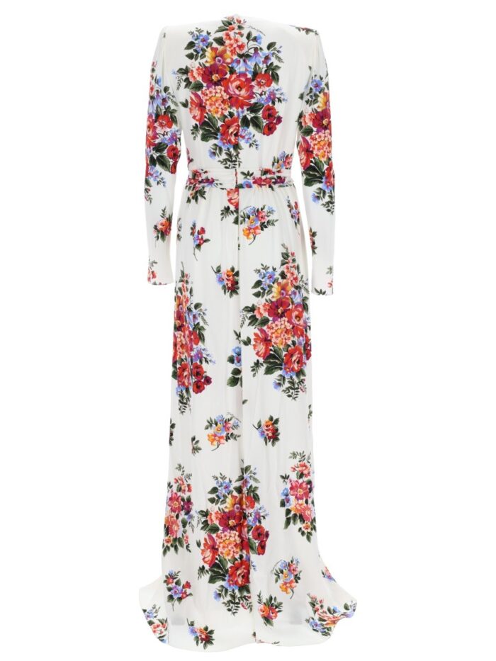 Dolce & Gabbana LONG DRESS WITH FLORAL PRINT