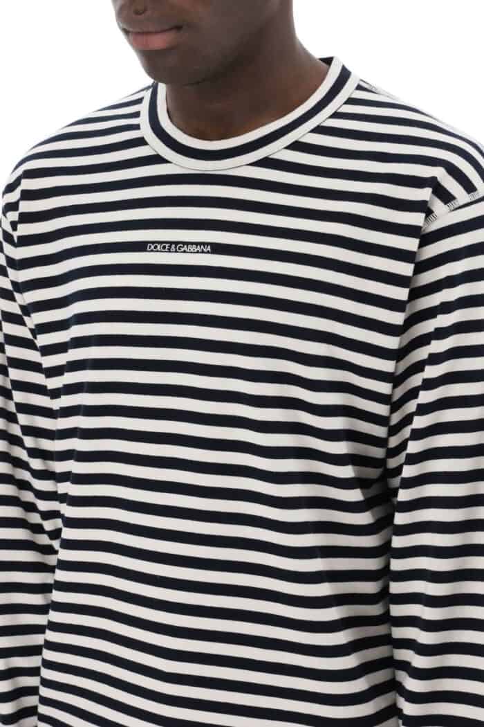 DOLCE & GABBANA Long-sleeved Striped T-shirt