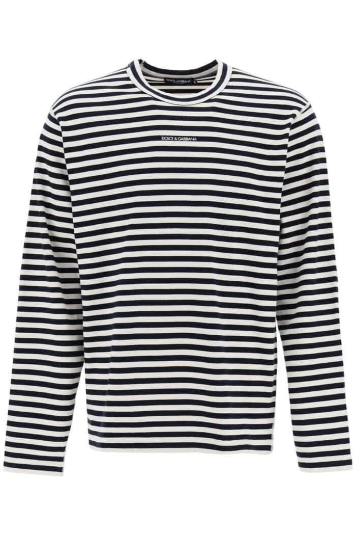 DOLCE & GABBANA Long-sleeved Striped T-shirt