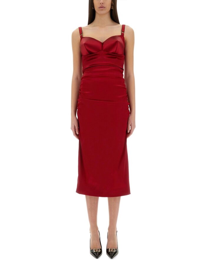 Dolce & Gabbana LONGUETTE DRESS WITH CONE CUPS