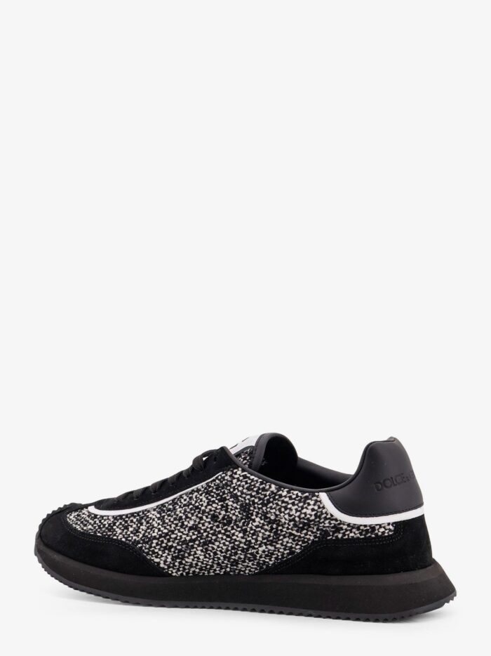 Dolce & Gabbana Low-top Wool Sneakers With Suede Inserts