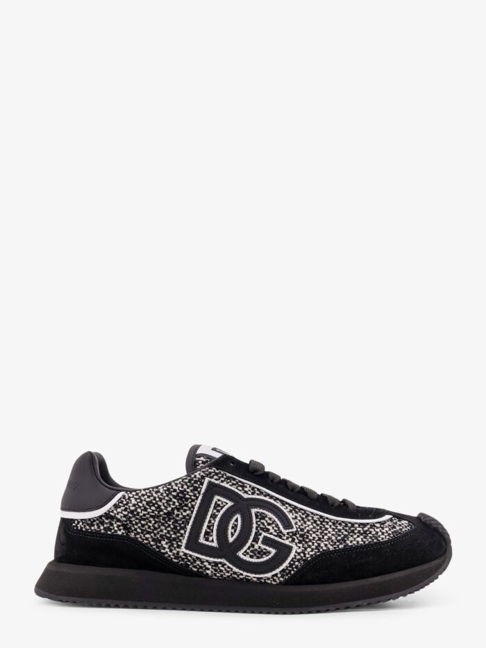 Dolce & Gabbana Low-top Wool Sneakers With Suede Inserts