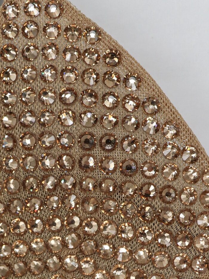 Dolce & Gabbana Lurex Bra With Rhinestones