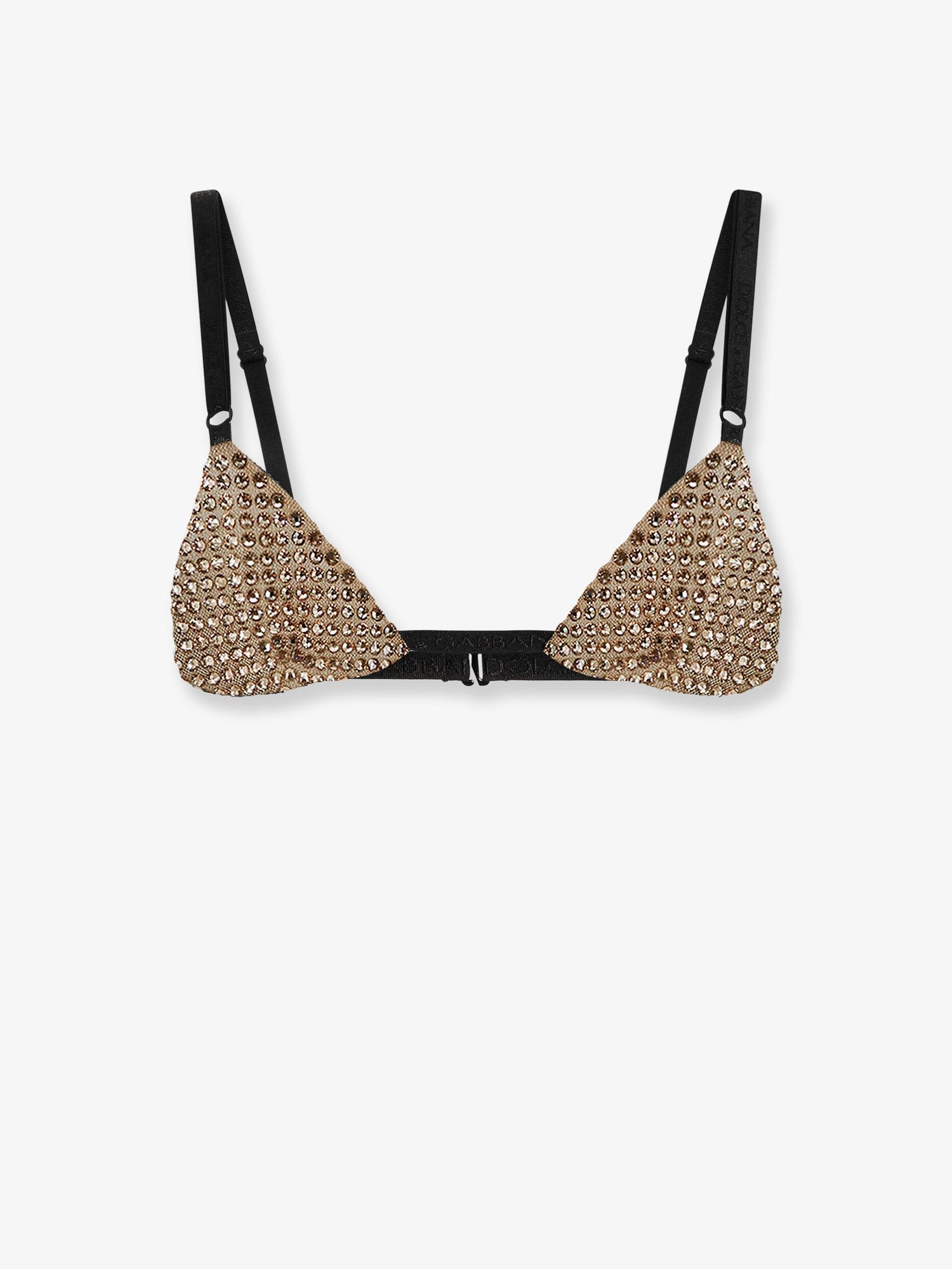 Dolce & Gabbana Lurex Bra With Rhinestones