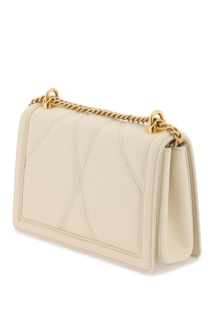 DOLCE & GABBANA Medium Devotion Bag In Quilted Nappa Leather