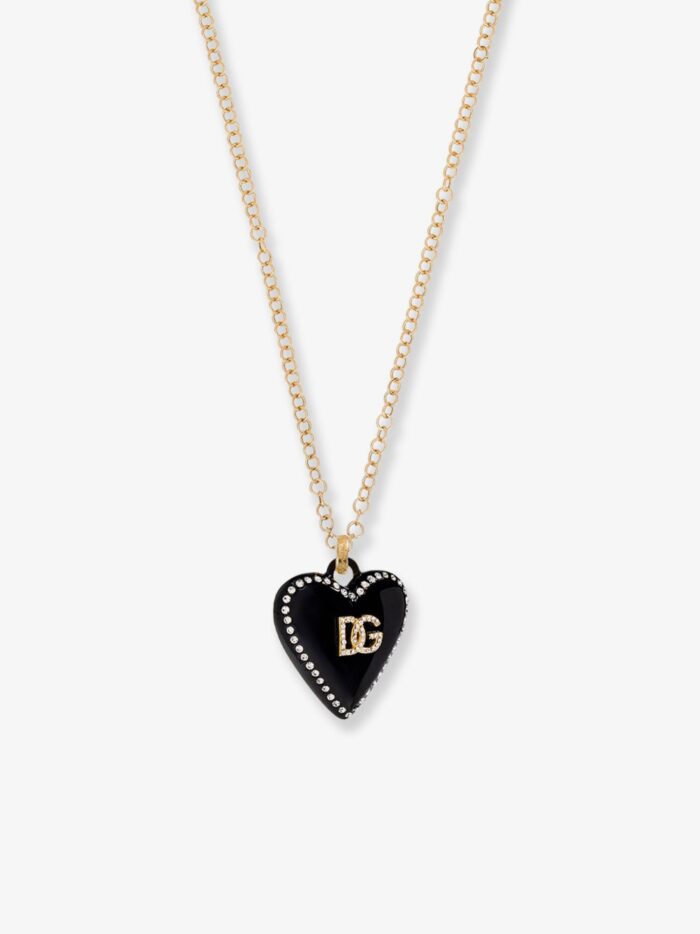 Dolce & Gabbana Metal Necklace With Rhinestones