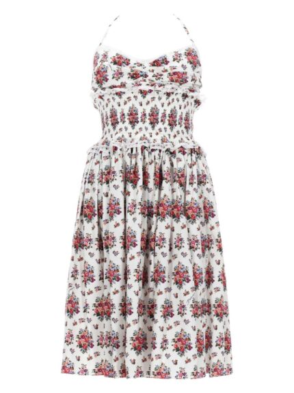 Dolce & Gabbana MIDI DRESS WITH FLORAL PRINT