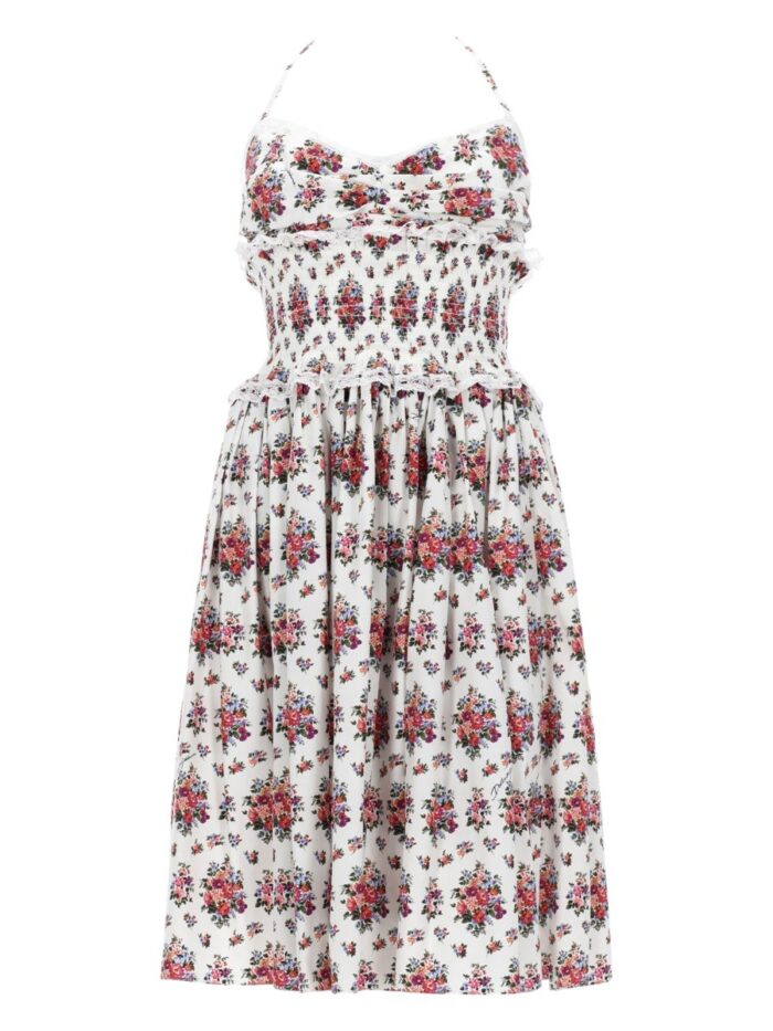 Dolce & Gabbana MIDI DRESS WITH FLORAL PRINT