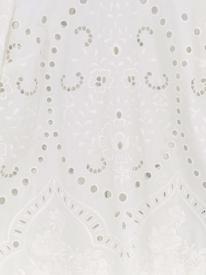 Dolce & Gabbana Mini Cotton Dress With Embroidery
