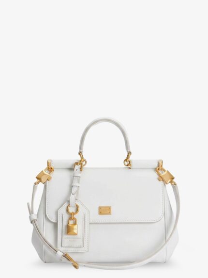 Dolce & Gabbana My Sicily Leather Handbag