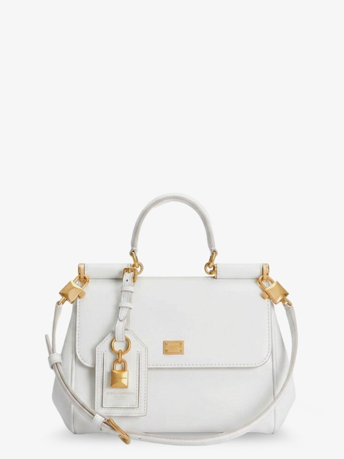 Dolce & Gabbana My Sicily Leather Handbag
