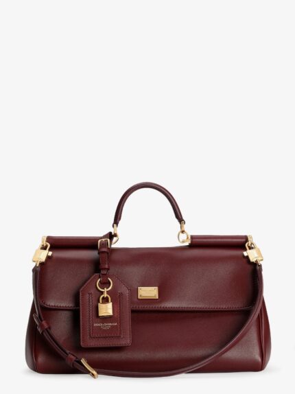 Dolce & Gabbana My Sicily Leather Shoulder Bag