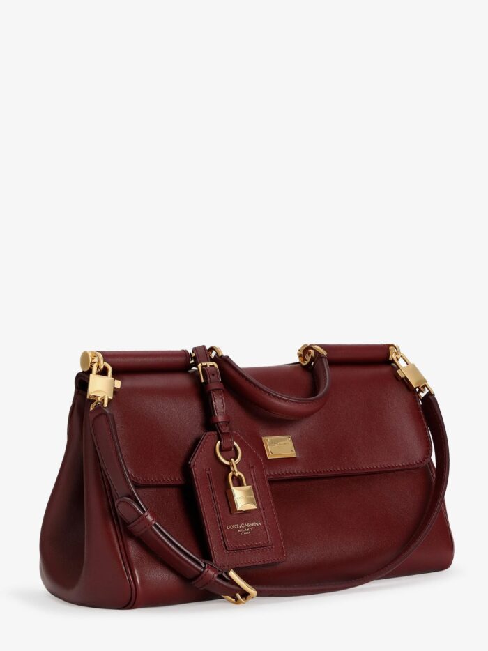 Dolce & Gabbana My Sicily Leather Shoulder Bag