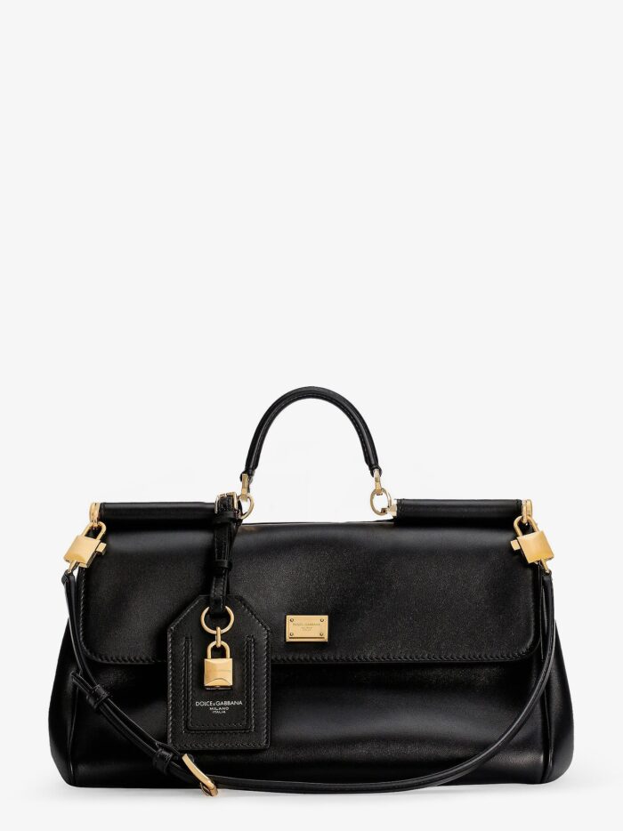 Dolce & Gabbana My Sicily Leather Shoulder Bag
