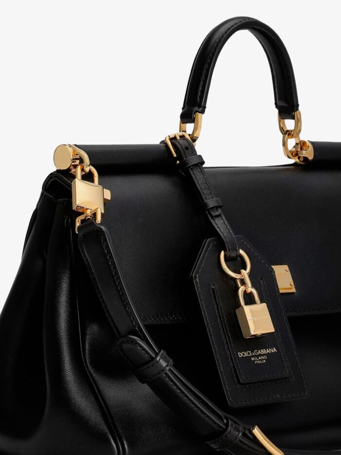 Dolce & Gabbana My Sicily Leather Shoulder Bag