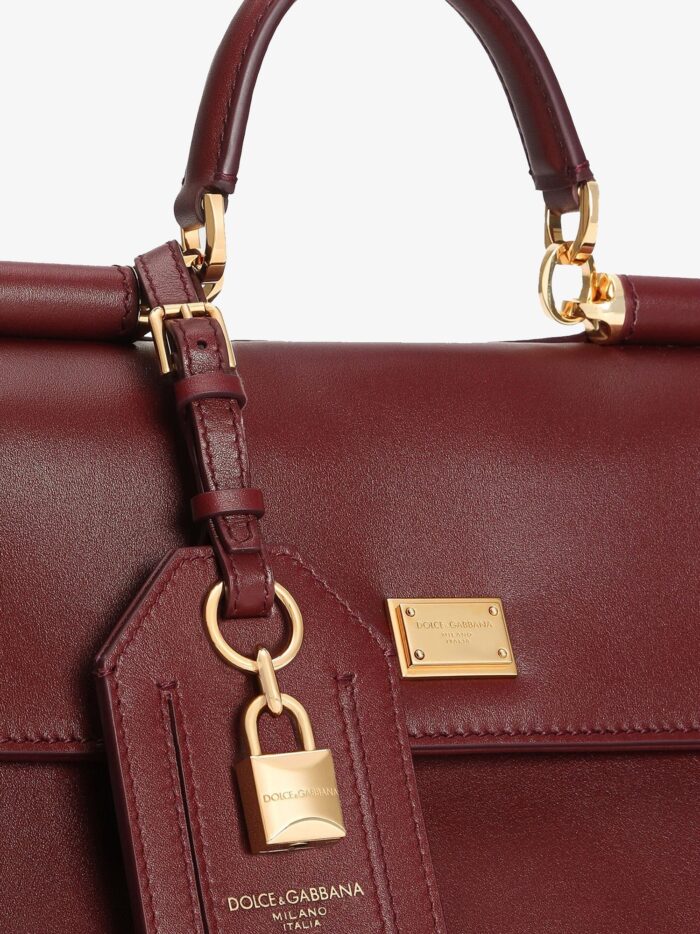 Dolce & Gabbana My Sicily Leather Shoulder Bag