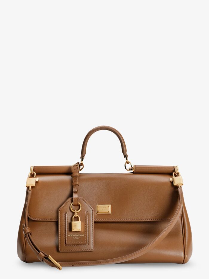 Dolce & Gabbana My Sicily Leather Shoulder Bag