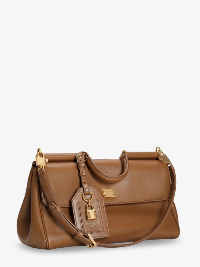 Dolce & Gabbana My Sicily Leather Shoulder Bag