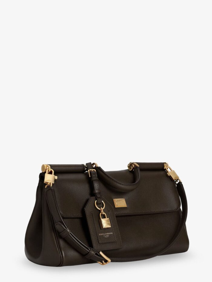 Dolce & Gabbana My Sicily Leather Shoulder Bag