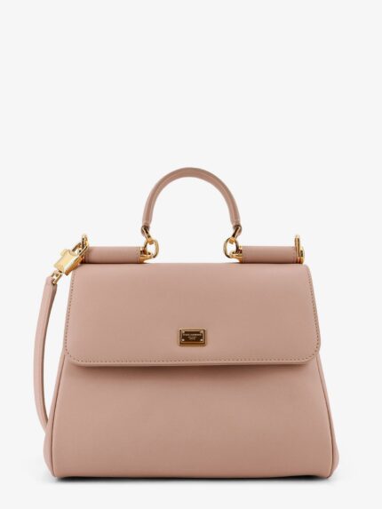 Dolce & Gabbana My Sicily Leather Shoulder Bag