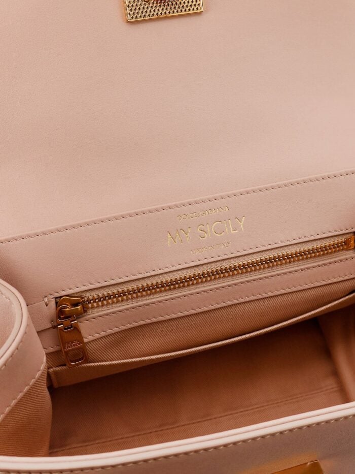 Dolce & Gabbana My Sicily Leather Shoulder Bag