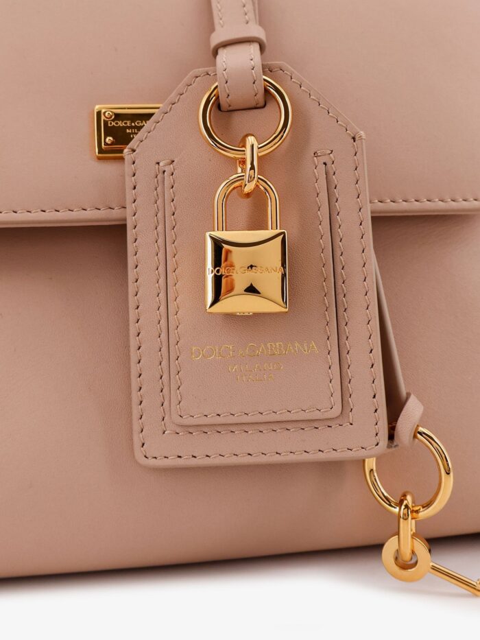 Dolce & Gabbana My Sicily Leather Shoulder Bag