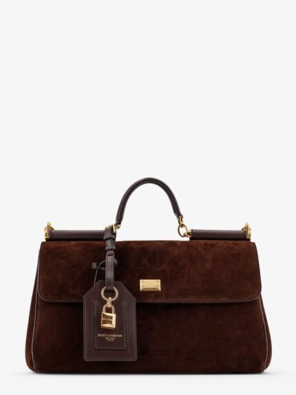 Dolce & Gabbana My Sicily Suede Shoulder Bag