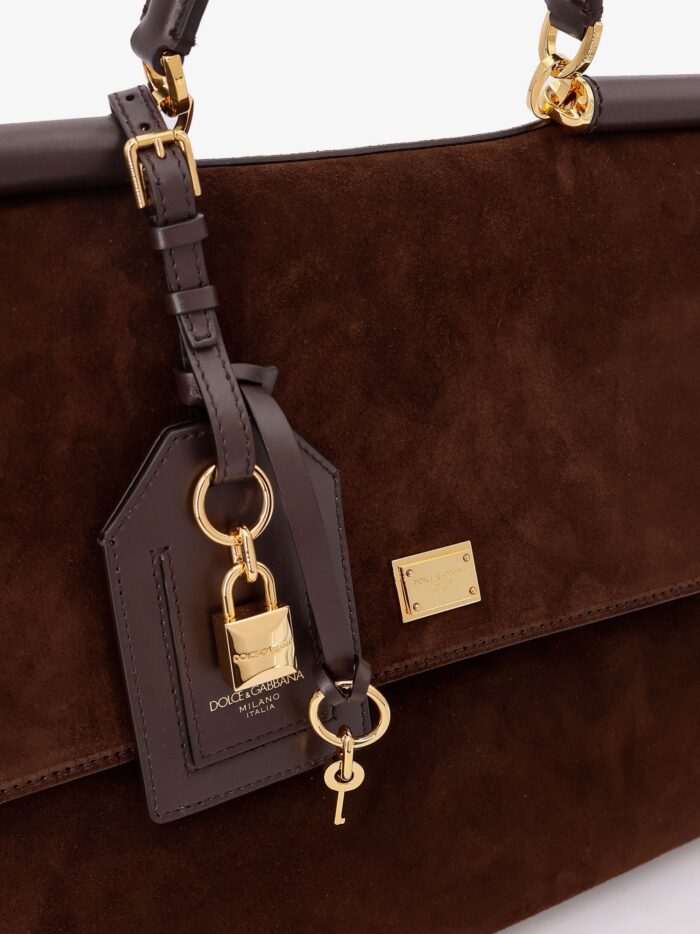 Dolce & Gabbana My Sicily Suede Shoulder Bag