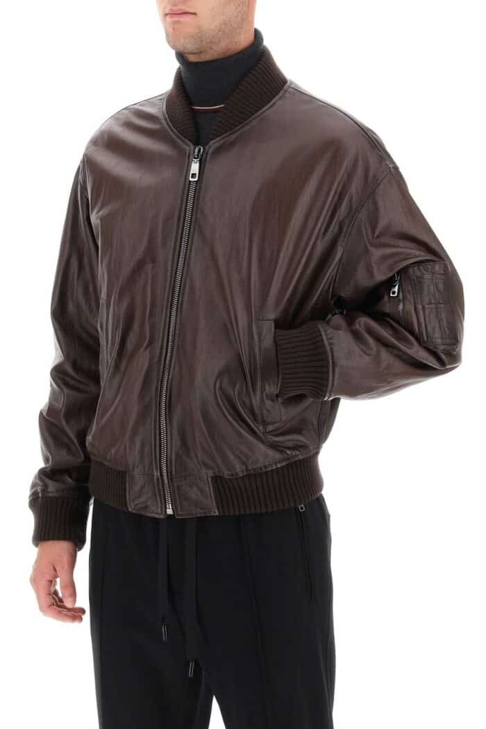 Dolce & Gabbana Nappa Bomber Jacket