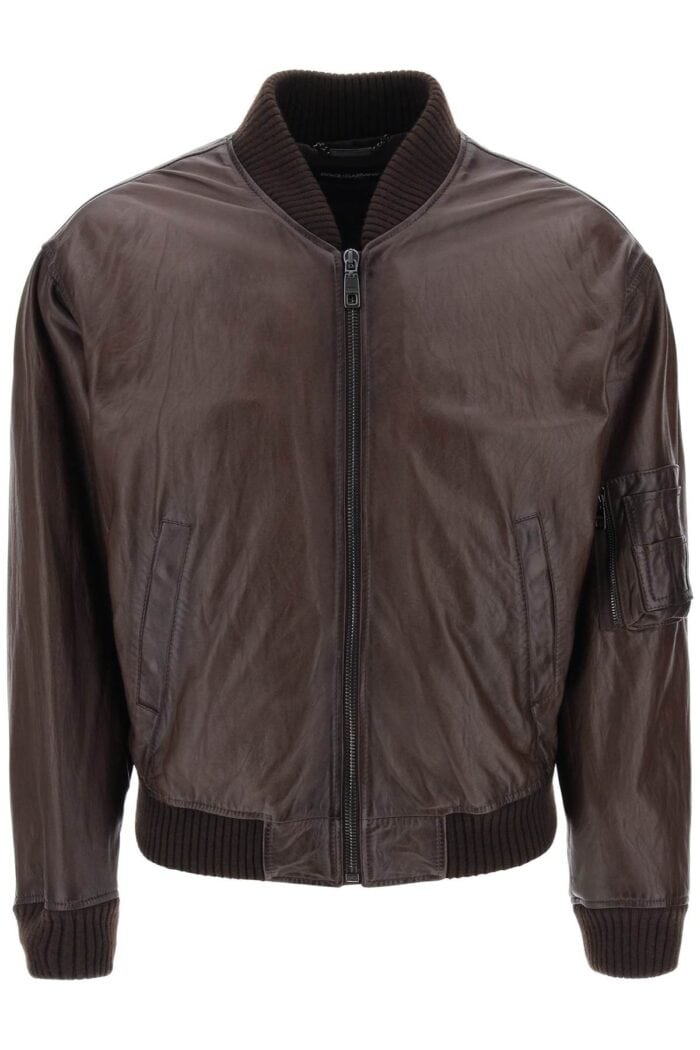 Dolce & Gabbana Nappa Bomber Jacket