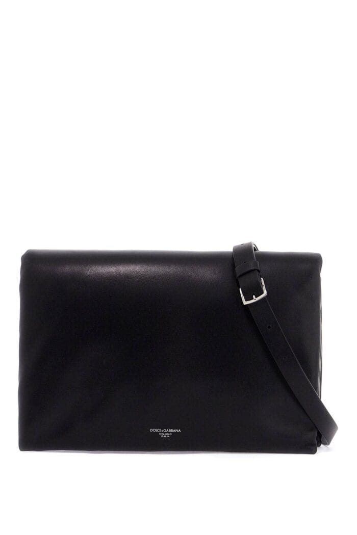 DOLCE & GABBANA Nappa Leather Shoulder Bag