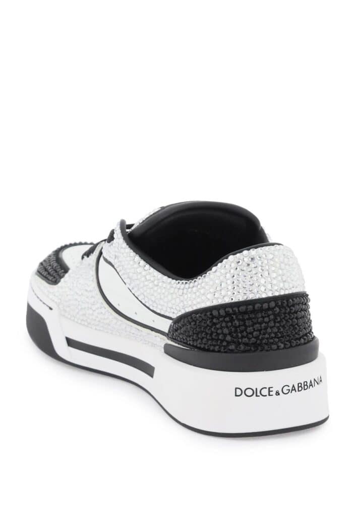 Dolce & Gabbana 'new Roma' Sneakers With Rhinestones